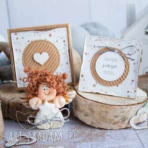 aniołek pięknych snów. Personalizowana mini - mrufru akcesoria scrapbooking kartki