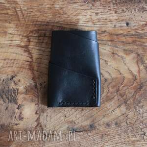 hand-made ręcznie szyty minimalistyczny portfel na karty