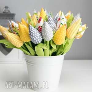 tulipany 12 sztuk kwiaty, babcia prezent