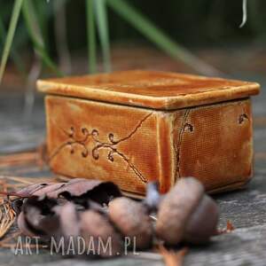 szkatułka z koronką pojemnik na biżuterię, pudełko