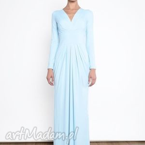 sukienki suknia pamela maxi - blue
