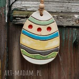 dekoracje wielkanocne jajo pisanka, wielkanoc jajko zawieszka, ozdoba