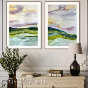 akwarele ręcznie malowane, dom obrazy, akwarela na papierze, krajobraz malowany