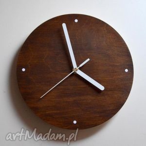 zegar wood clock, drewniany, prezent, dom drewno, vintage