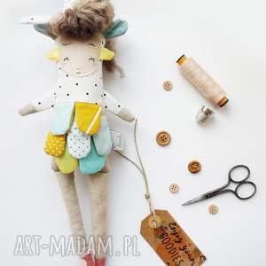 monsterówna valeria - lalka z tkanin/ handmade/ zabawka laleczka szmacianka