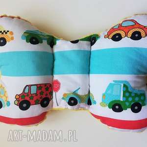 handmade dla dziecka poduszka podróżna autka 2 / żółty