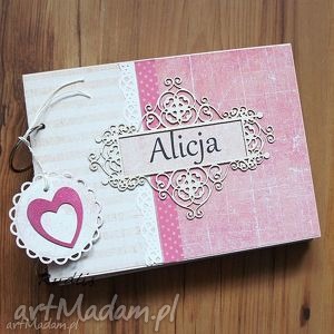 handmade scrapbooking albumy album dla dziewczynki