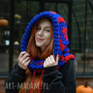 Prezent Balaclava ręcznie szydełkowana, na szydełku