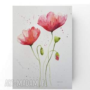 maki - akwarela formatu a4