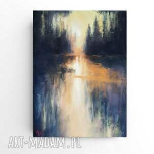 praca formatu 24/18 cm pejzaż, pastele suche