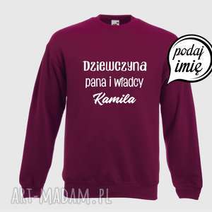 handmade pomysł na świąteczny prezent bluza z nadrukiem dla dziewczyny, kobiety, żony