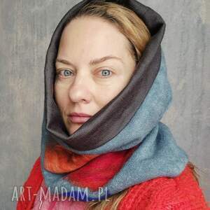 komin tuba wełniany filcowany - wymiary uniwersalne