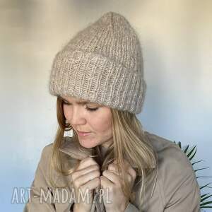 handmade czapki alpacasilk beanie