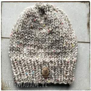handmade czapki ciepła czapka robiona na drutach