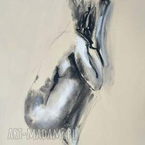 Nude 50x70cm - kobieta duży obraz, obrazy do salonu