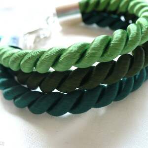 handmade knot! Collection - green