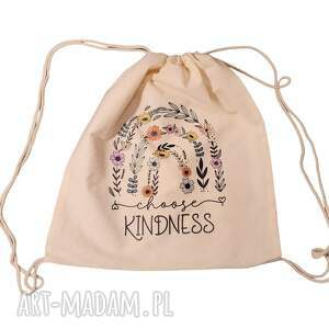 handmade plecak bawełniany kindness