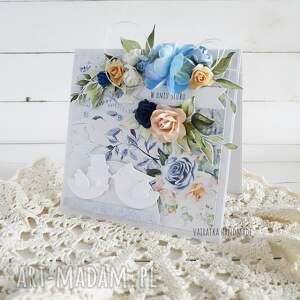 scrapbooking kartki kartka ślubna w pudełku, 846 wesele, prezent