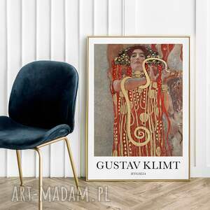 plakat gustav klimt hygieia - format 70x100 cm do salonu