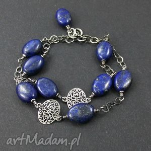 handmade bransoletka z lapis lazuli