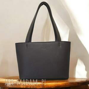 Skórzana na czekoladowa, torebka na ramię