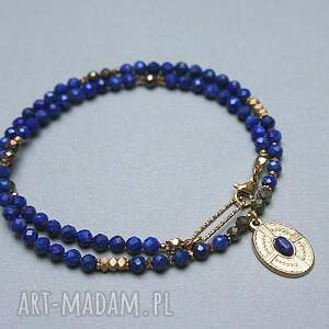 handmade naszyjniki lapis lazuli vol. 14 /choker/ - szlachetna kolekcja