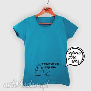koszulka z nadrukiem ciążowym, dla kobiety w ciąży, mama