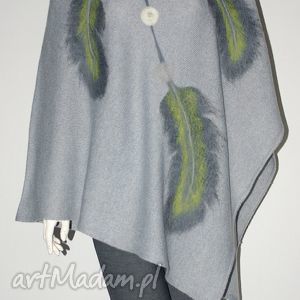 handmade poncho filcowane poncho dream catcher