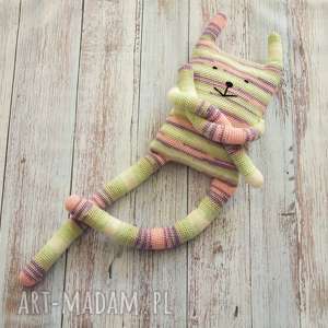 ręcznie wykonane zabawki kot psot, poduszka dekoracyjna, zabawka