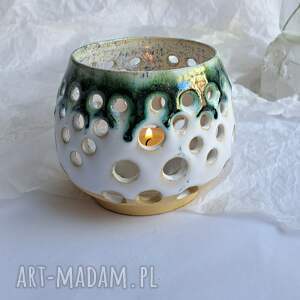 handmade ceramika świecznik