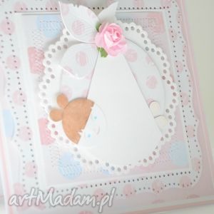 ręcznie zrobione scrapbooking kartki kartka pamiątka chrztu świętego