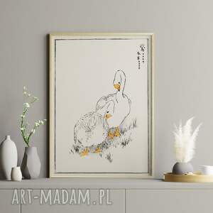 plakat - reprodukcja japonia 40x50 cm 2 0300, japandi, białe obrazy, grafiki