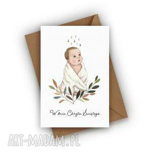 kartka na chrzest święty dniu chrztu świętego