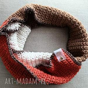 szaliki szal kolorowy płaszcza szydełku, wąski