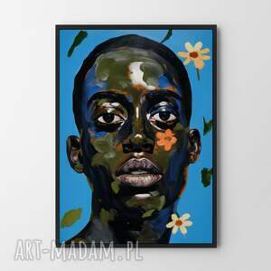 plakaty plakat mężczyzna portret kolor - format 30x40 cm
