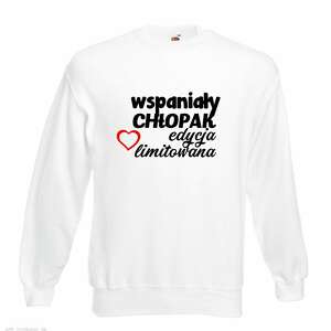 bluza z nadrukiem dla chłopaka, narzeczonego, męża, prezent mąż, chłopak