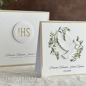 scrapbooking kartki pamiątka pierwszej komunii w pudełku z kopertą, 102