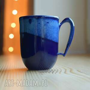 kubek ceramiczny morski kobalt, niebieska kuchnia