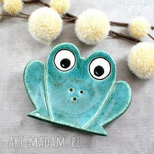 handmade ceramika mydelniczka żaba