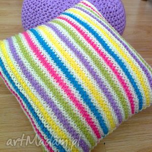 handmade poduszki kolorowy zawrót głowy