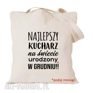 handmade torba z nadrukiem dla kucharza kucharki, prezent najlepsza kucharka, gotowanie