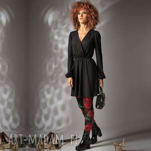 kate black night - sukienka w stylu vintage, mini, ponadczasowa, efektowna