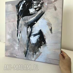 Blue - 40x40cm - obrazy nad - łóżko, do sypialni