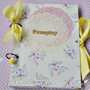 handmade scrapbooking albumy przepiśnik romantyczny