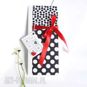 kaktusia dla mamy kartka handmade grochy, mama