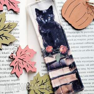 zakładka do książki kot i jesień