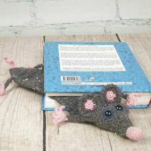 glam szczurek zakładka do książki, gryzoń, czytanie prezent