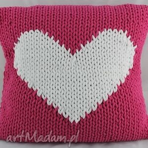 ręcznie wykonane poduszki poduszka pink heart