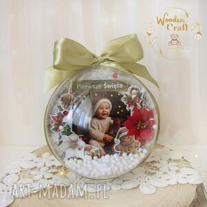bombka ze zdjęciem dziecka boże narodzenie 3 gotowa, prezent świąteczny