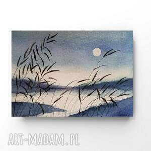 pejzaż - akwarela formatu a5